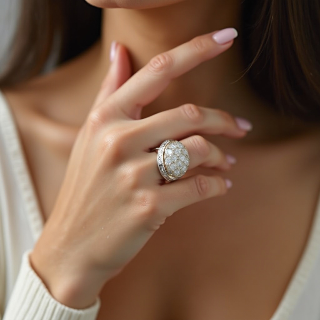 Apakah ukuran cincin 10 besar untuk wanita?
