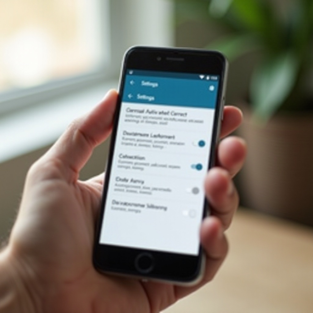 cara menghidupkan koreksi otomatis di android