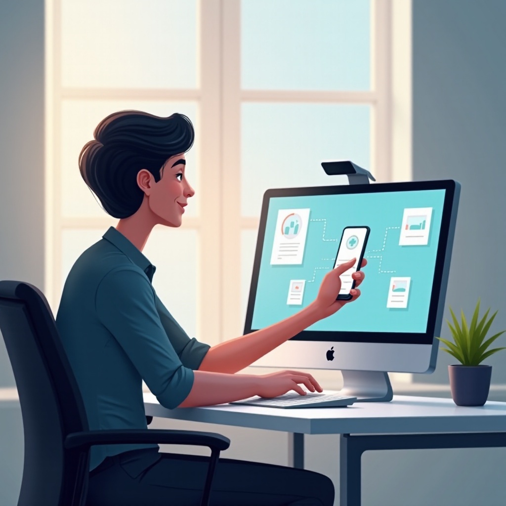 PC에서 원격 전화