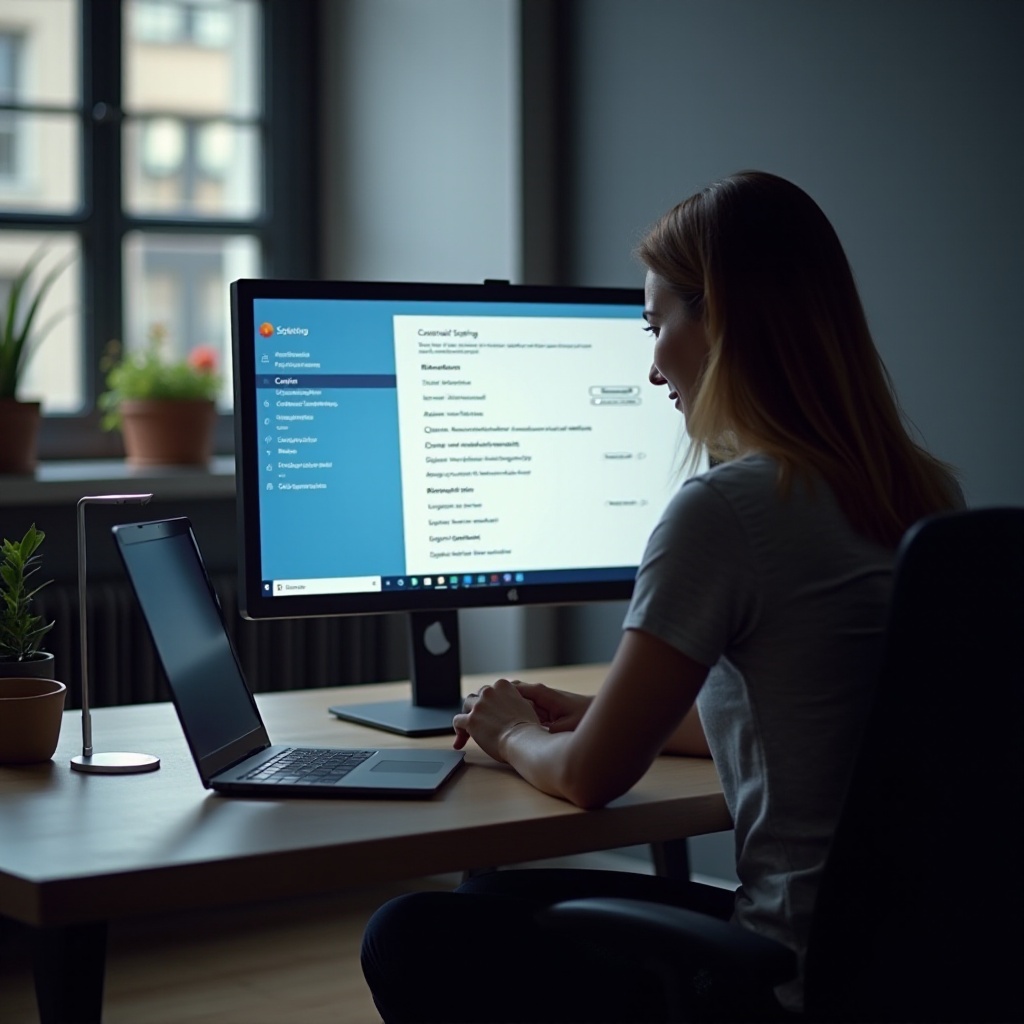 การตั้งค่าการปรับขนาดขั้นสูง Windows 10