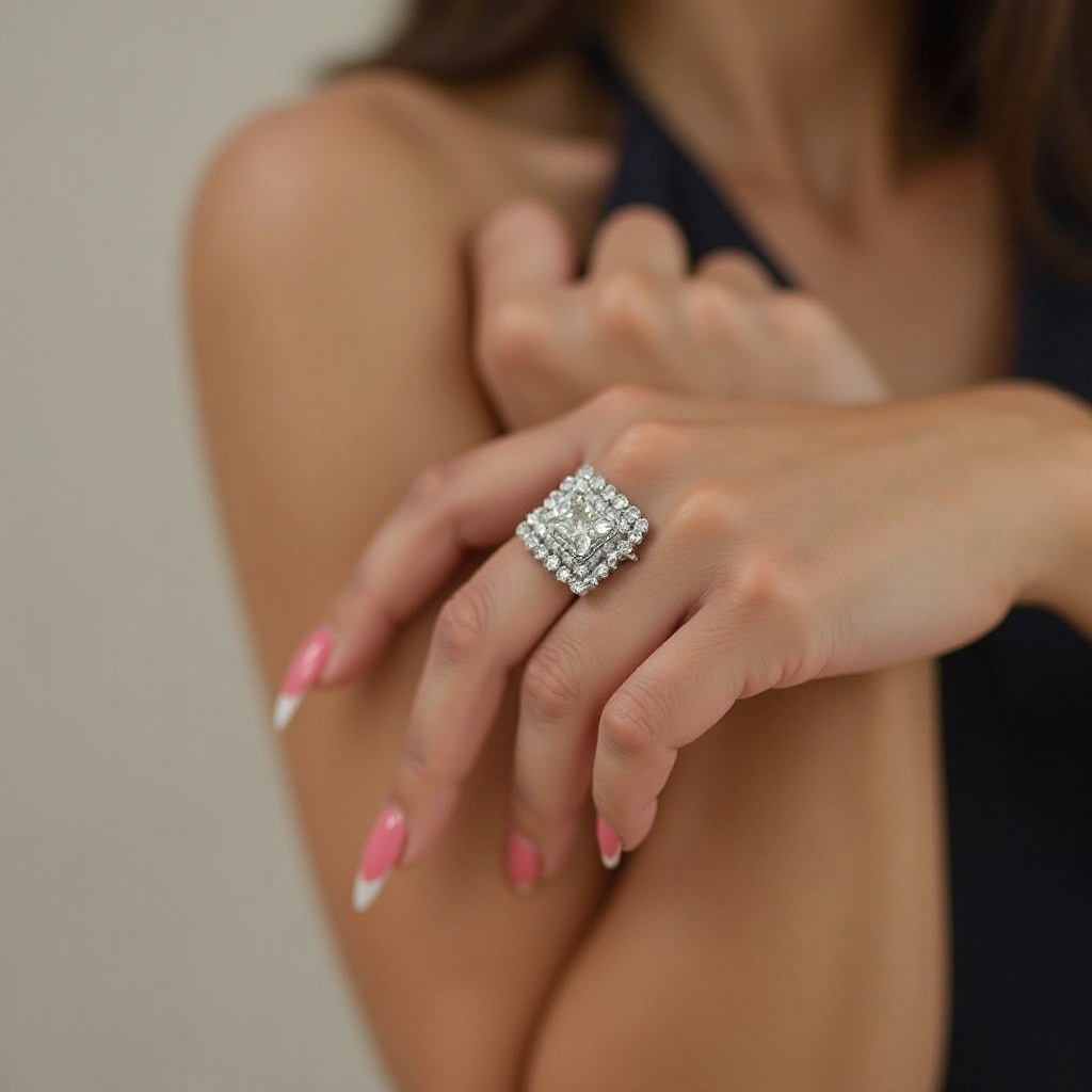 Apakah ukuran cincin 10 besar untuk wanita?