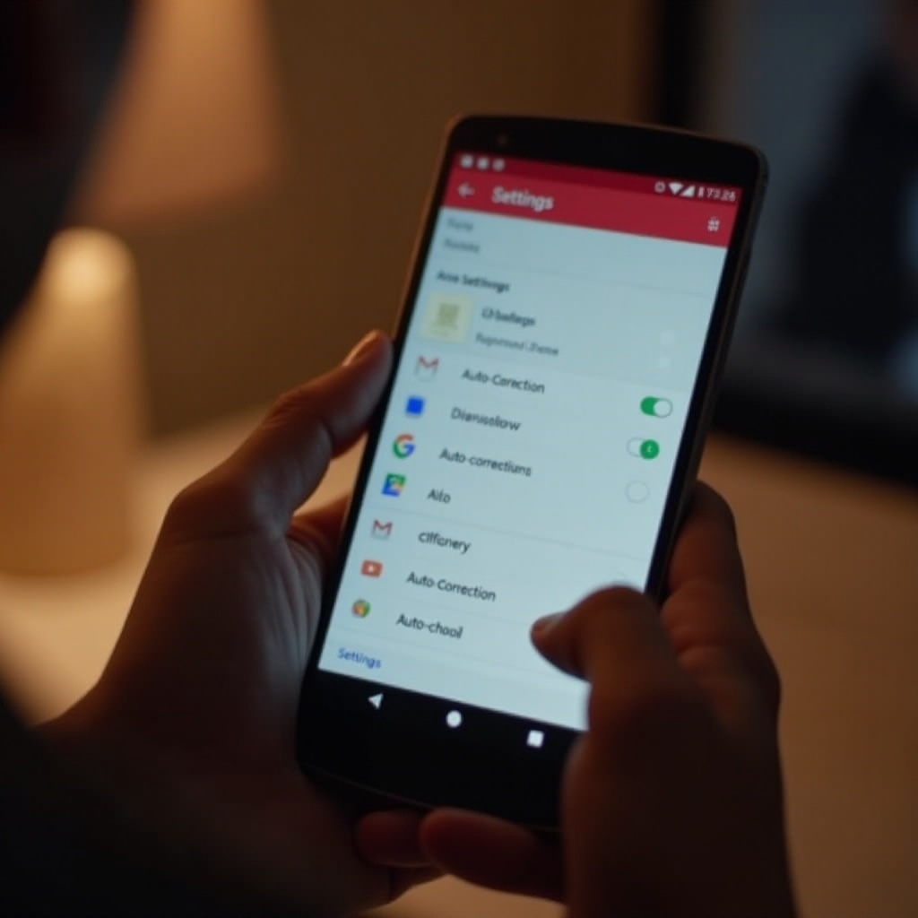 如何在 Android 上開啟自動更正