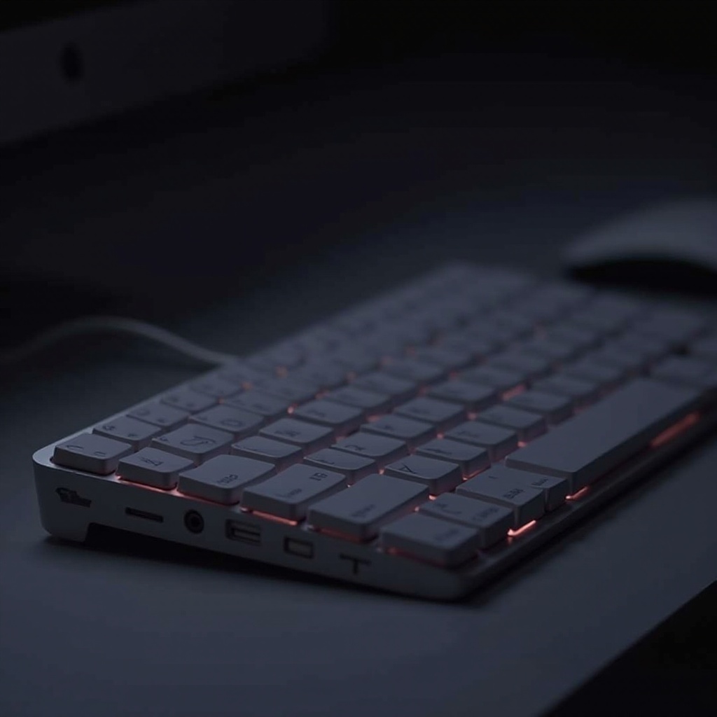 mac'te klavye ışığını nasıl açılır