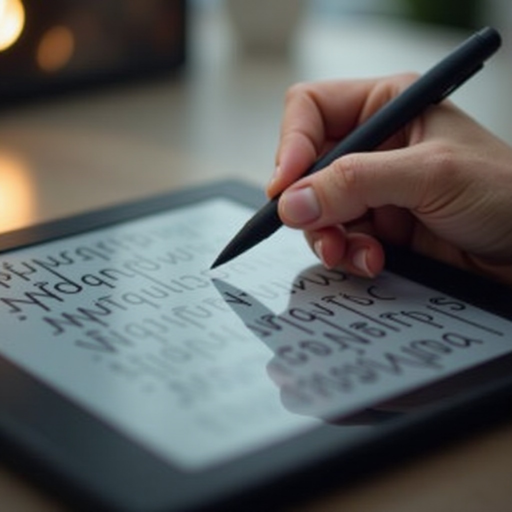 Kindle Scribe 是否允許自己的手寫