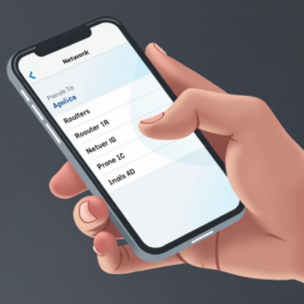 cara menemukan alamat IP router di iPhone