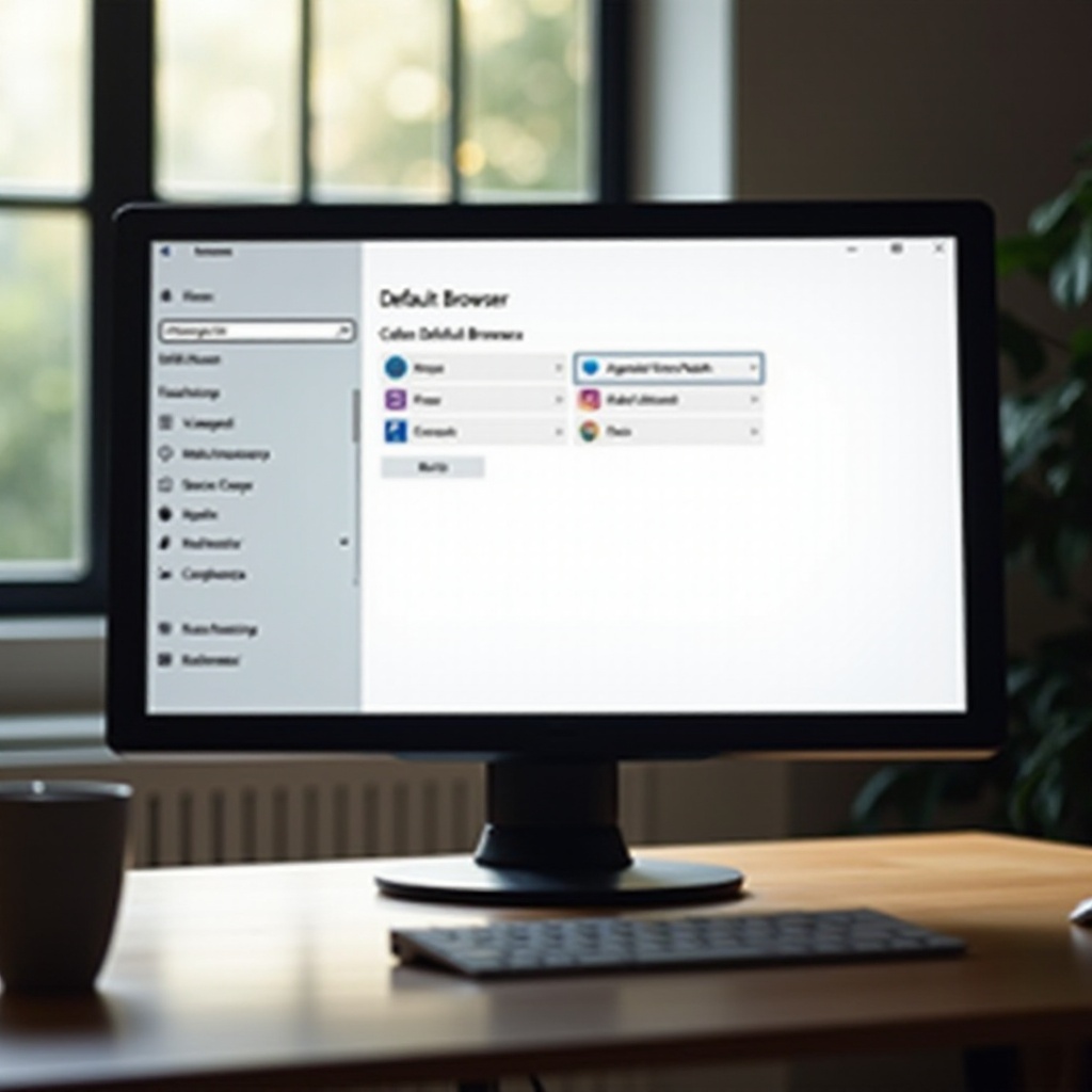 更改 Windows 預設瀏覽器