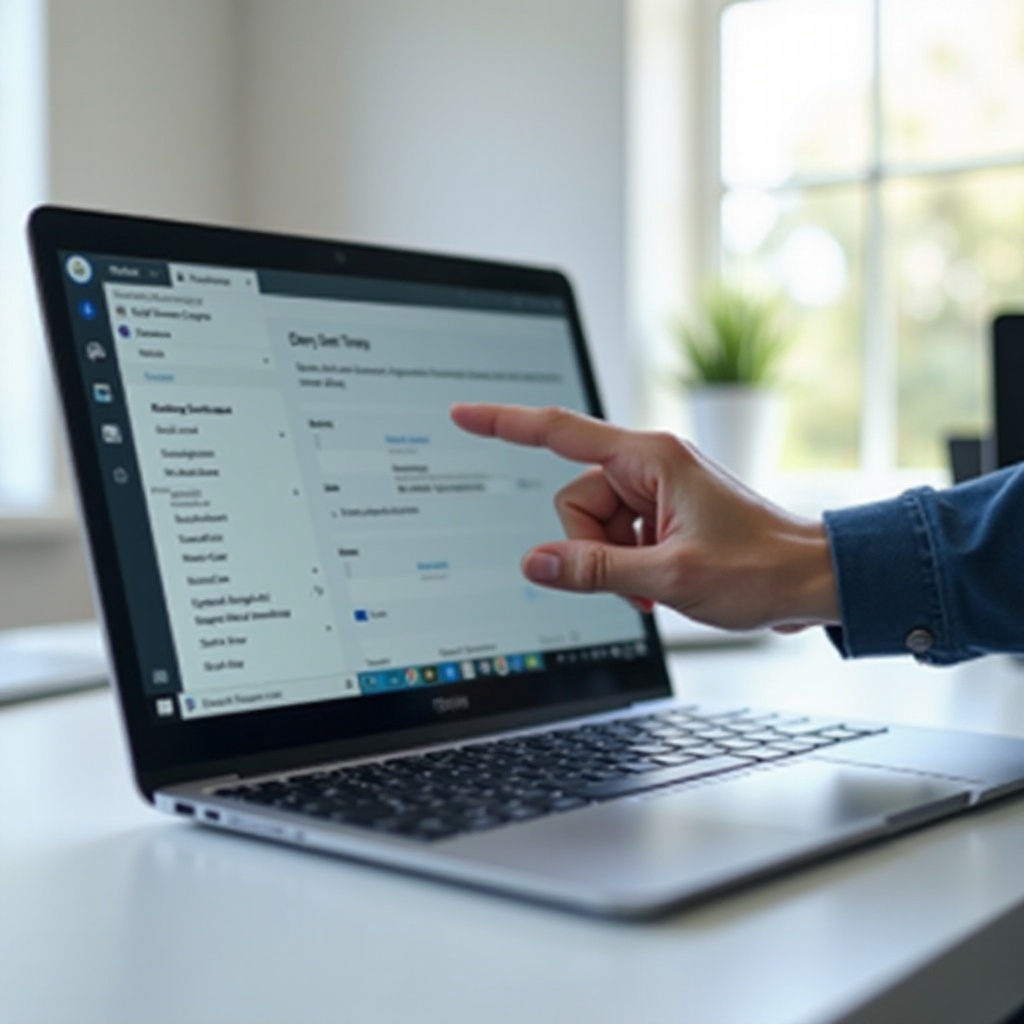 Chromebook에서 터치스크린을 끄는 방법