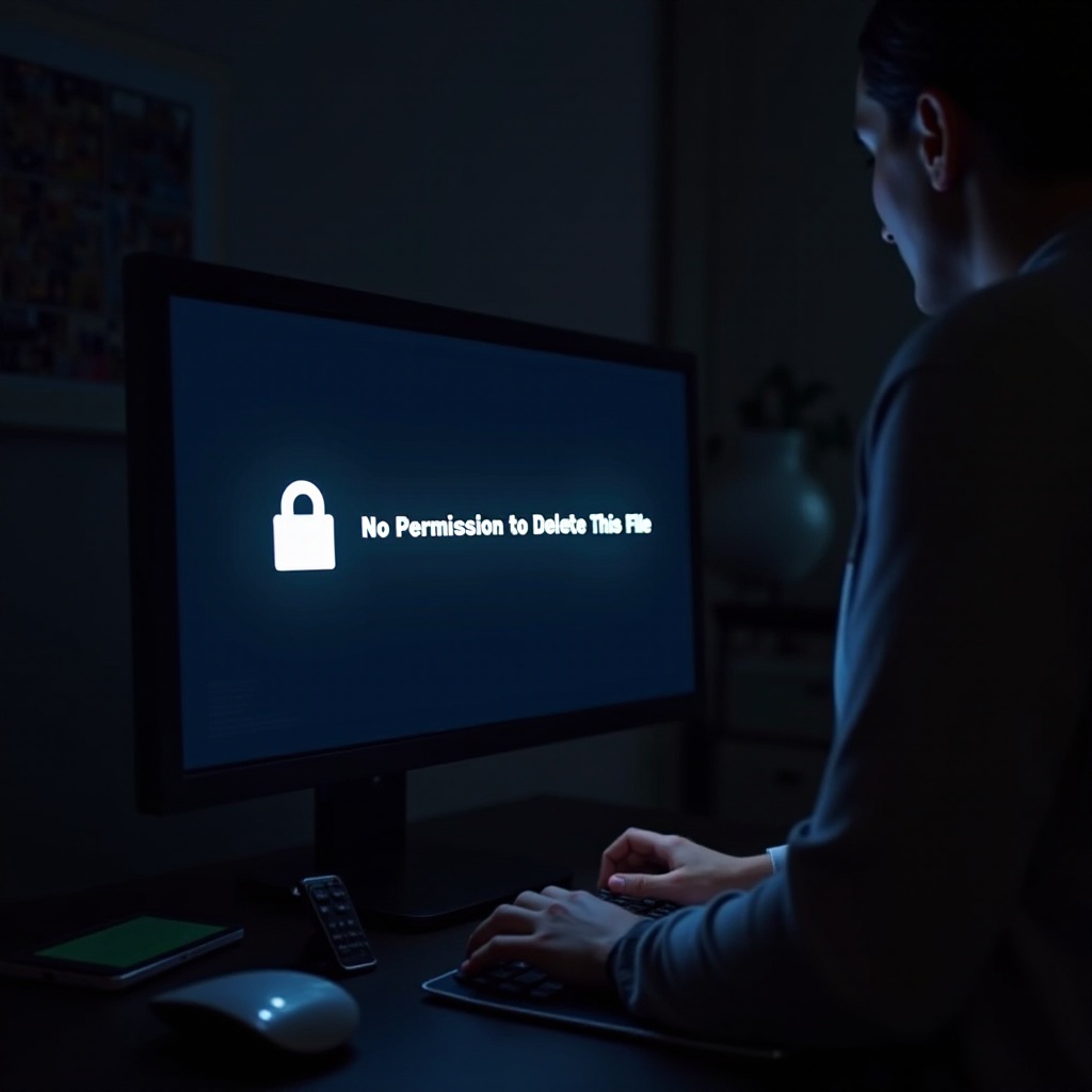 Windows 11 ไม่มีสิทธิ์ลบไฟล์นี้