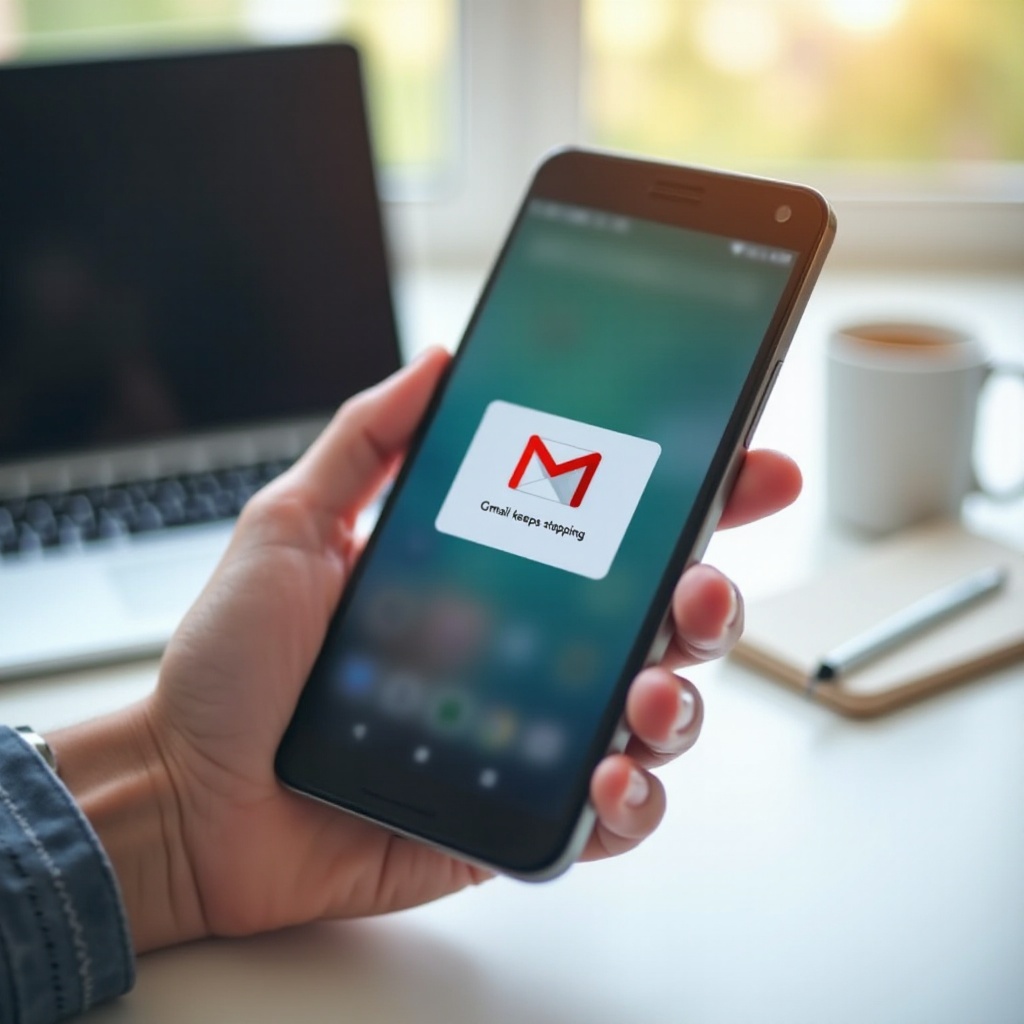 AndroidでGmailが頻繁に停止します