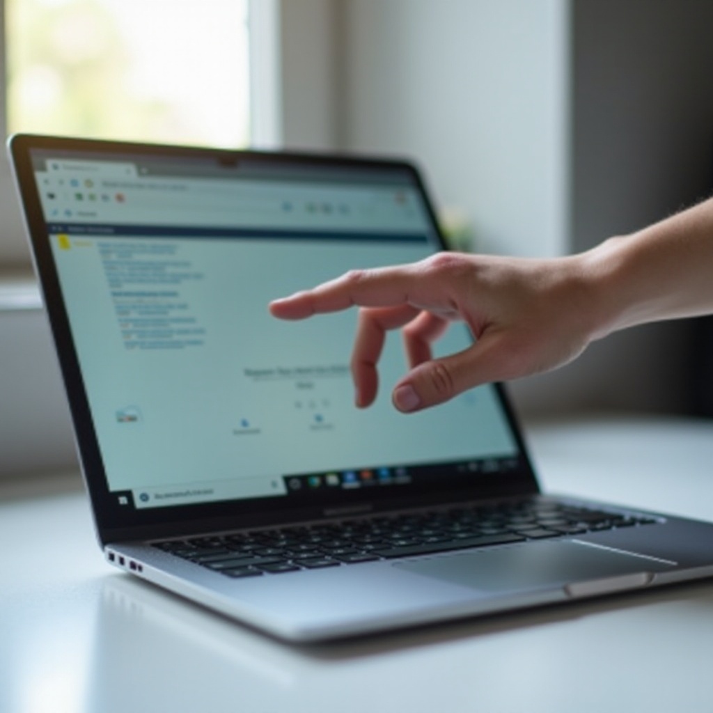 วิธีปิดหน้าจอสัมผัสบน Chromebook
