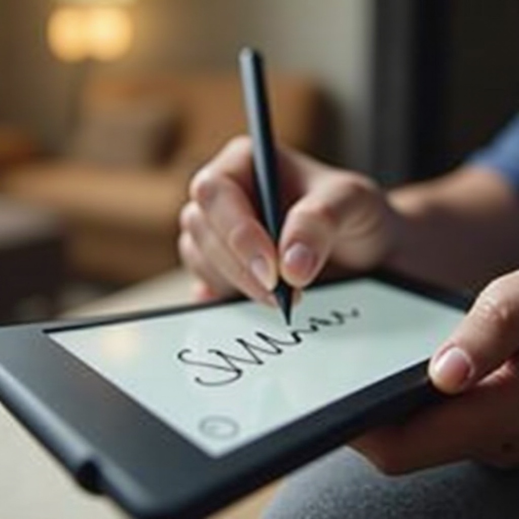 Kindle Scribe 是否允許自己的手寫