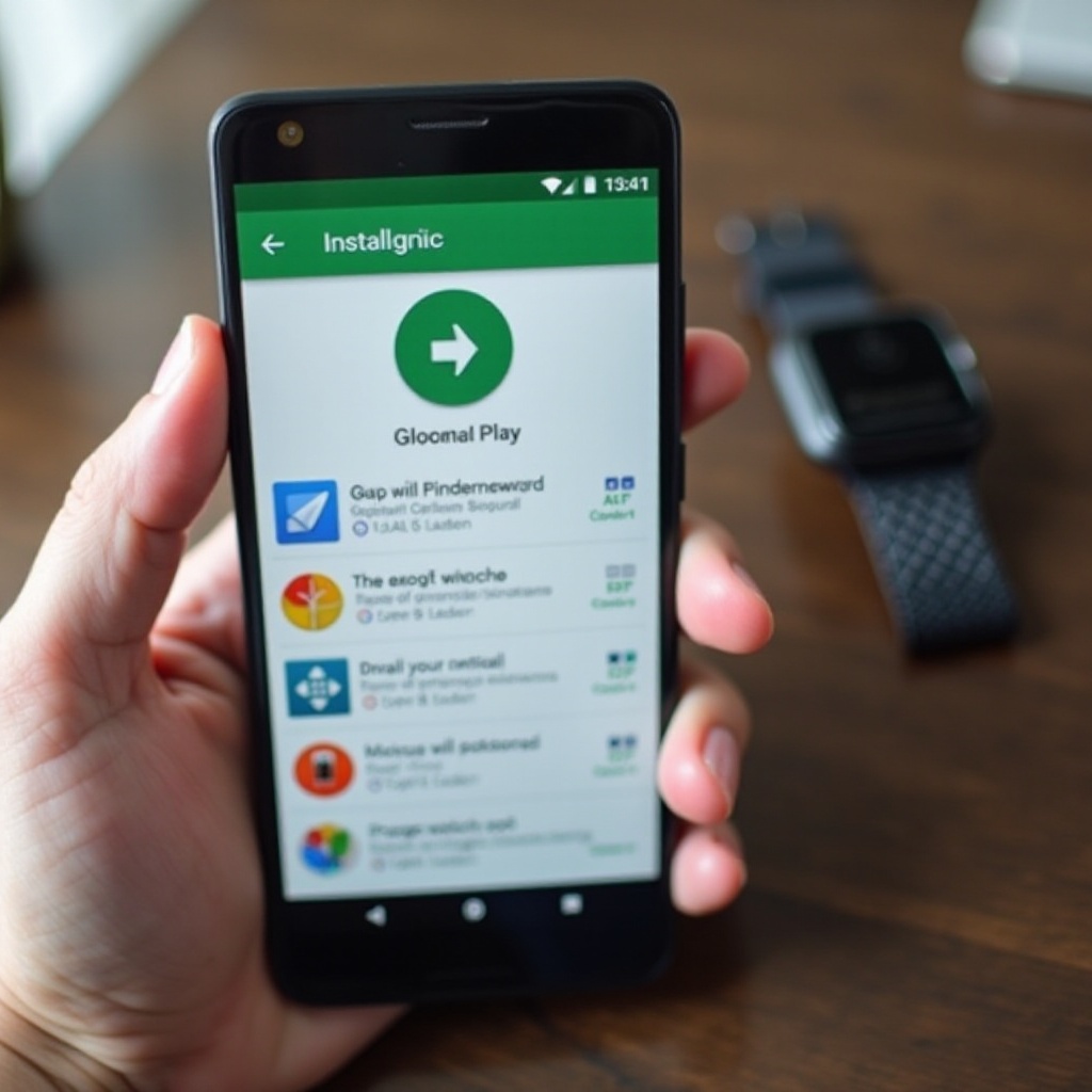Android携帯をスマートウォッチに接続する方法
