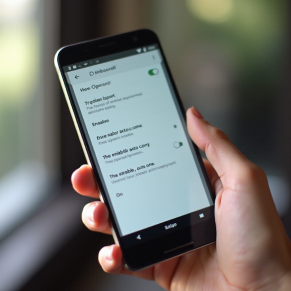 android'de otomatik düzeltmeyi nasıl açarım