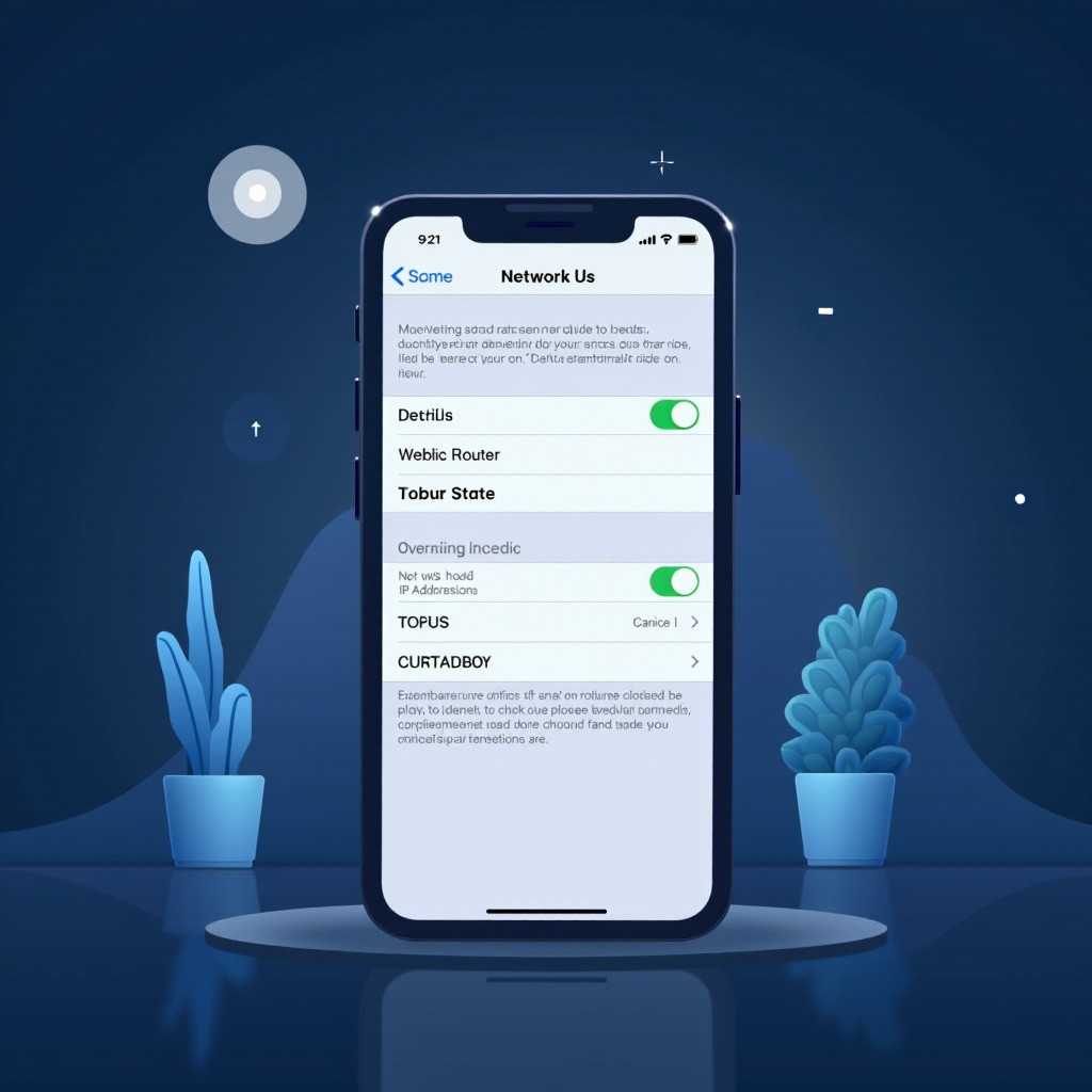 cara menemukan alamat IP router di iPhone