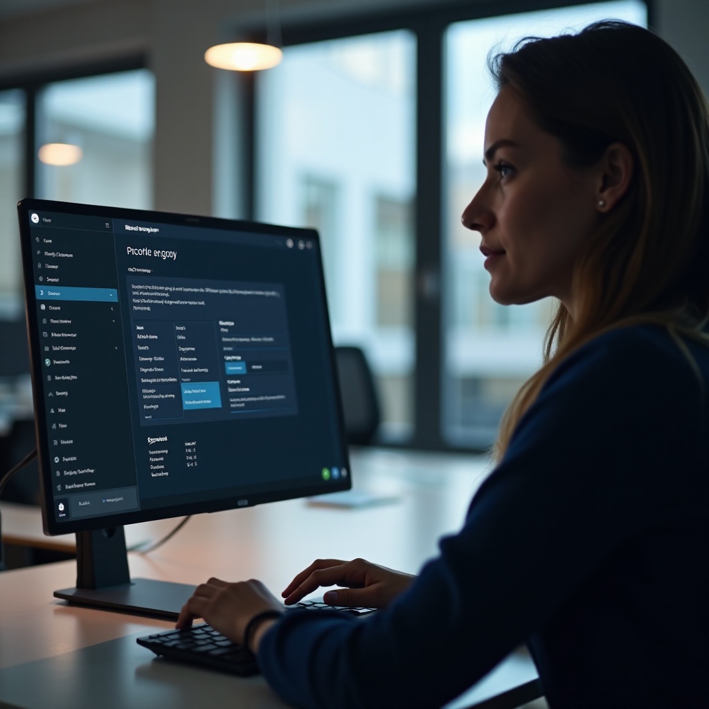 고급 배율 설정 윈도우 10