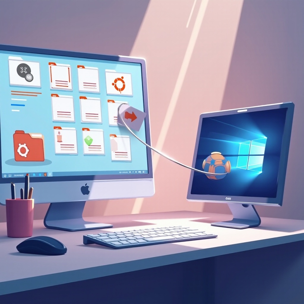 Windows から Ubuntu ファイルにアクセスする