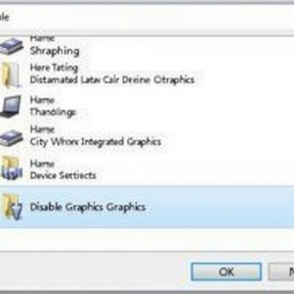 통합 그래픽 비활성화 Windows 11