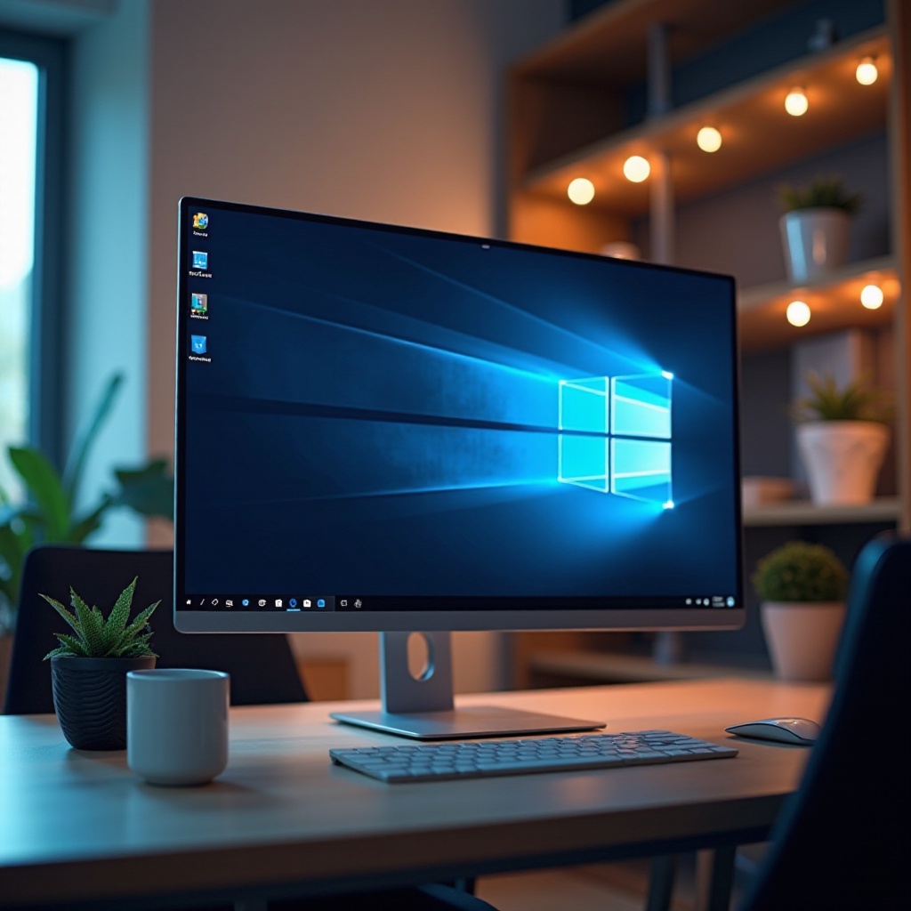 고급 배율 설정 윈도우 10