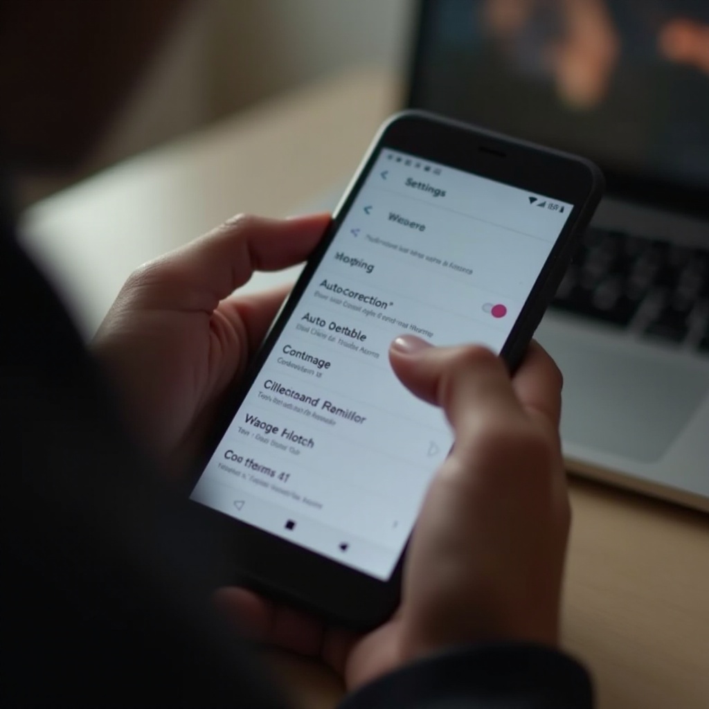 วิธีเปิดการแก้ไขอัตโนมัติบน android