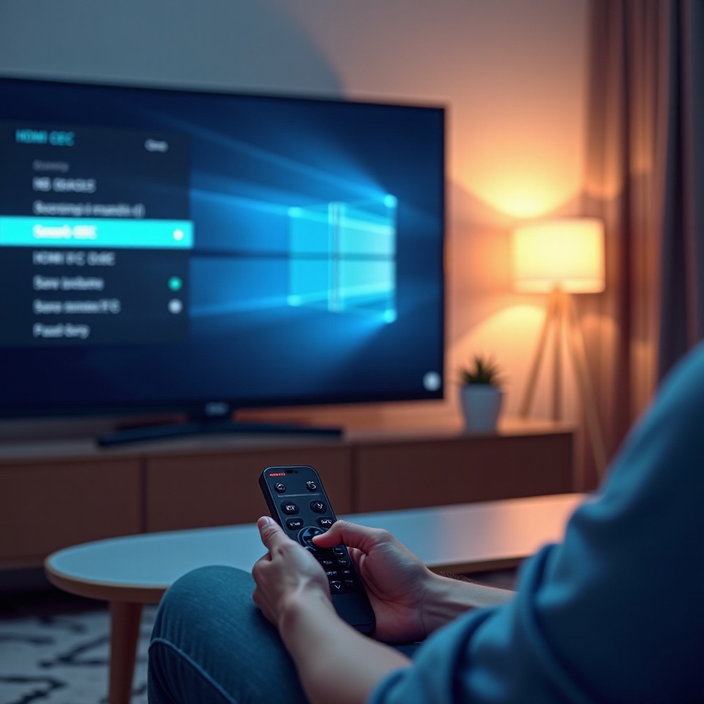 TV에서 HDMI-CEC를 활성화하는 방법