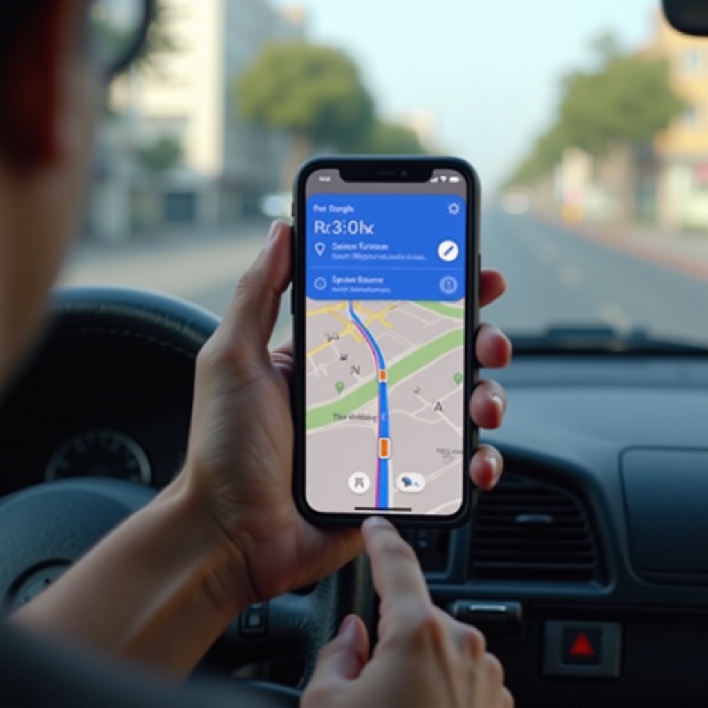 Speedometer Google Maps tidak muncul di iPhone